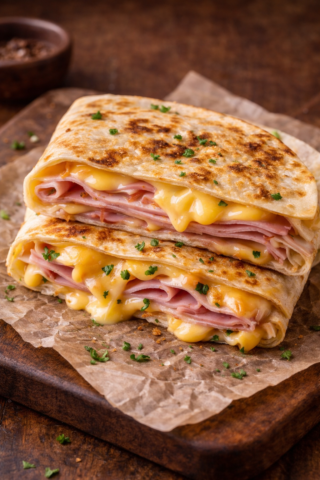 Tortilla de jamón y queso PQ